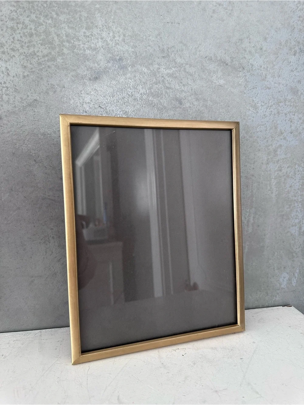 Vintage BACRACH BRASS Gold Tone Metal Picture Frame 8